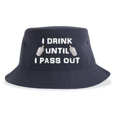 I Drink Until I Pass Out Sustainable Bucket Hat
