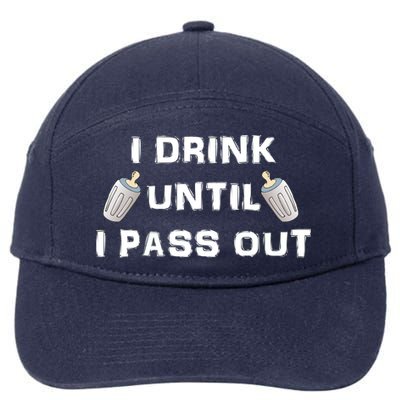 I Drink Until I Pass Out 7-Panel Snapback Hat