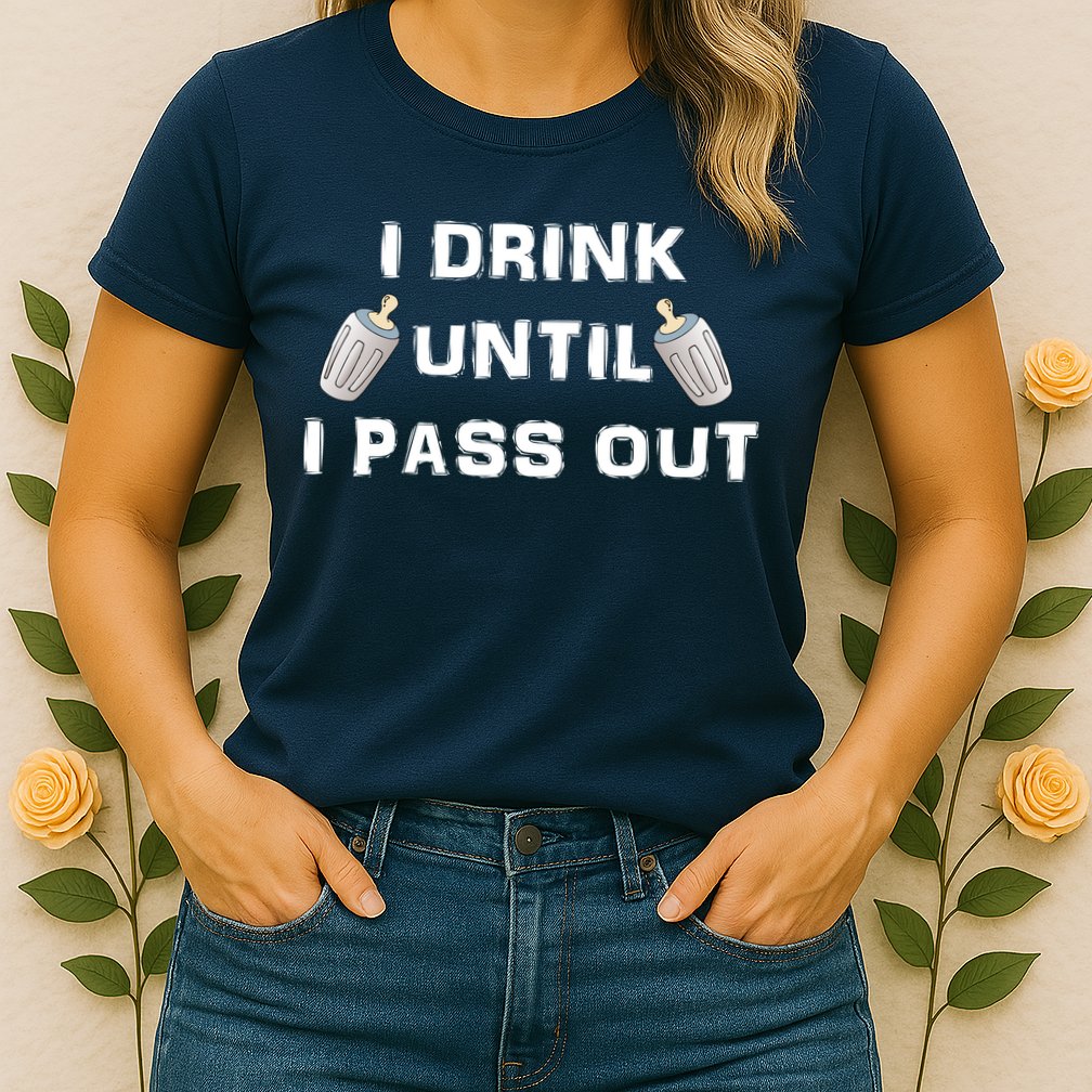 I Drink Until I Pass Out Womens T-Shirt