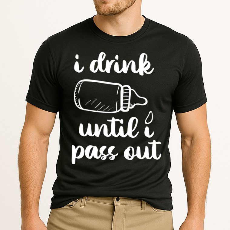 I Drink Until I Pass Out Funny Cute Performance Shirt