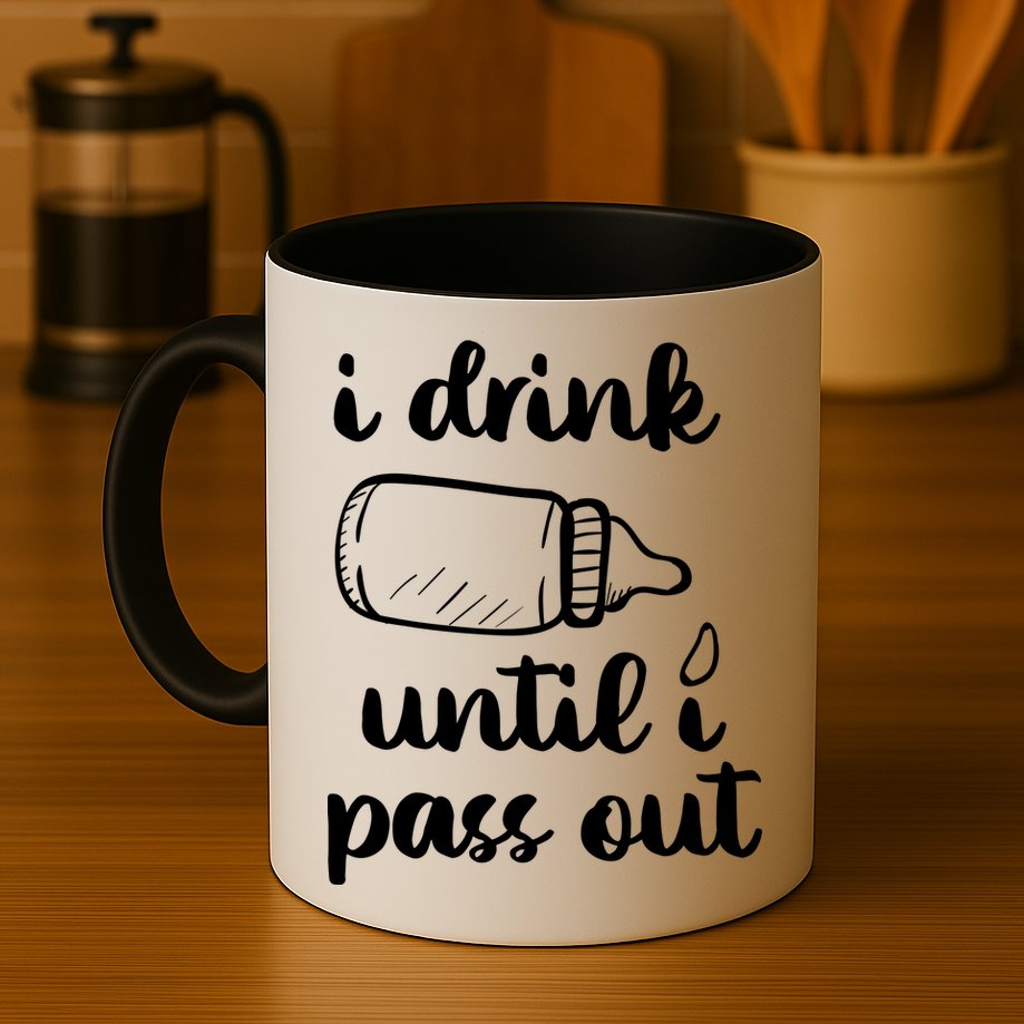 I Drink Until I Pass Out Funny Cute Mug