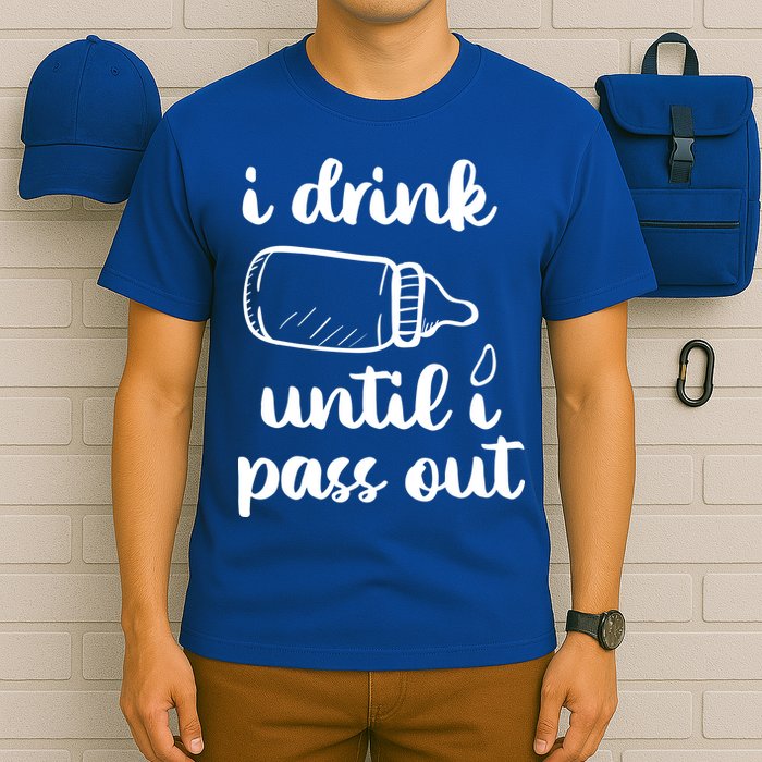 I Drink Until I Pass Out Funny Cute T-Shirt