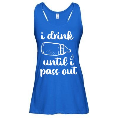 I Drink Until I Pass Out Funny Cute Ladies Essential Flowy Tank