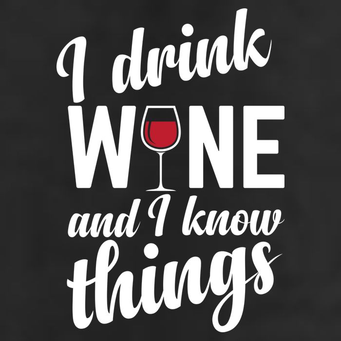I Drink Wine And I Know Things Cool Comfort Performance Bucket Hat