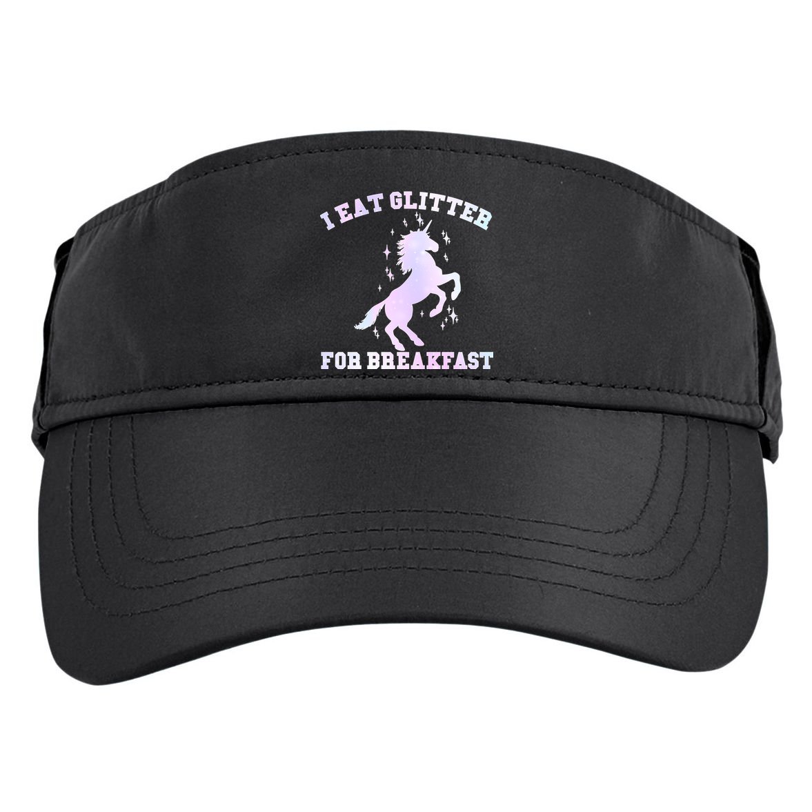 I Eat Glitter For Breakfast Adult Drive Performance Visor