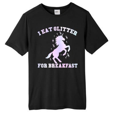 I Eat Glitter For Breakfast Tall Fusion ChromaSoft Performance T-Shirt