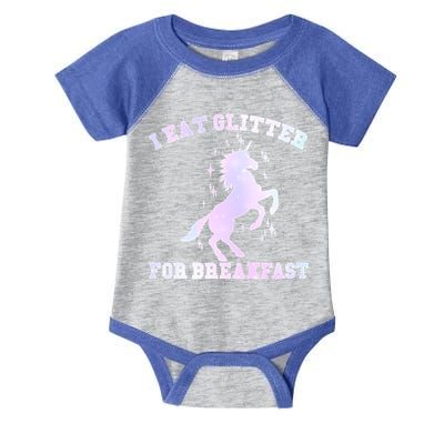 I Eat Glitter For Breakfast Infant Baby Jersey Bodysuit