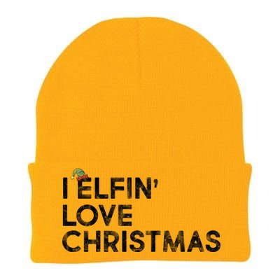 I Elfin Love Christmas Knit Cap Winter Beanie