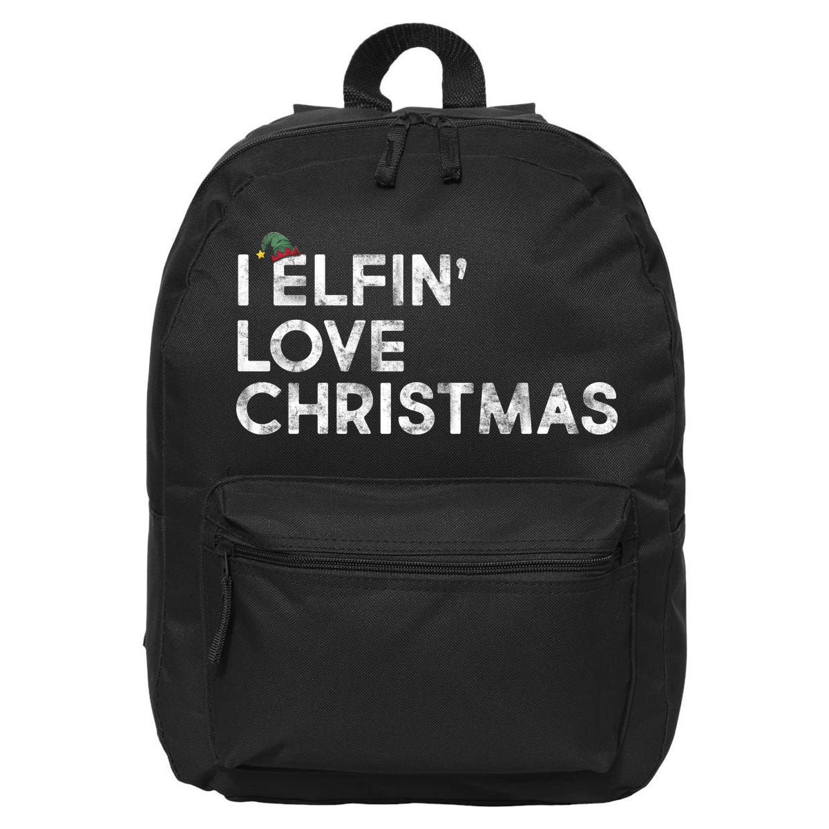 I Elfin Love Christmas 16 in Basic Backpack