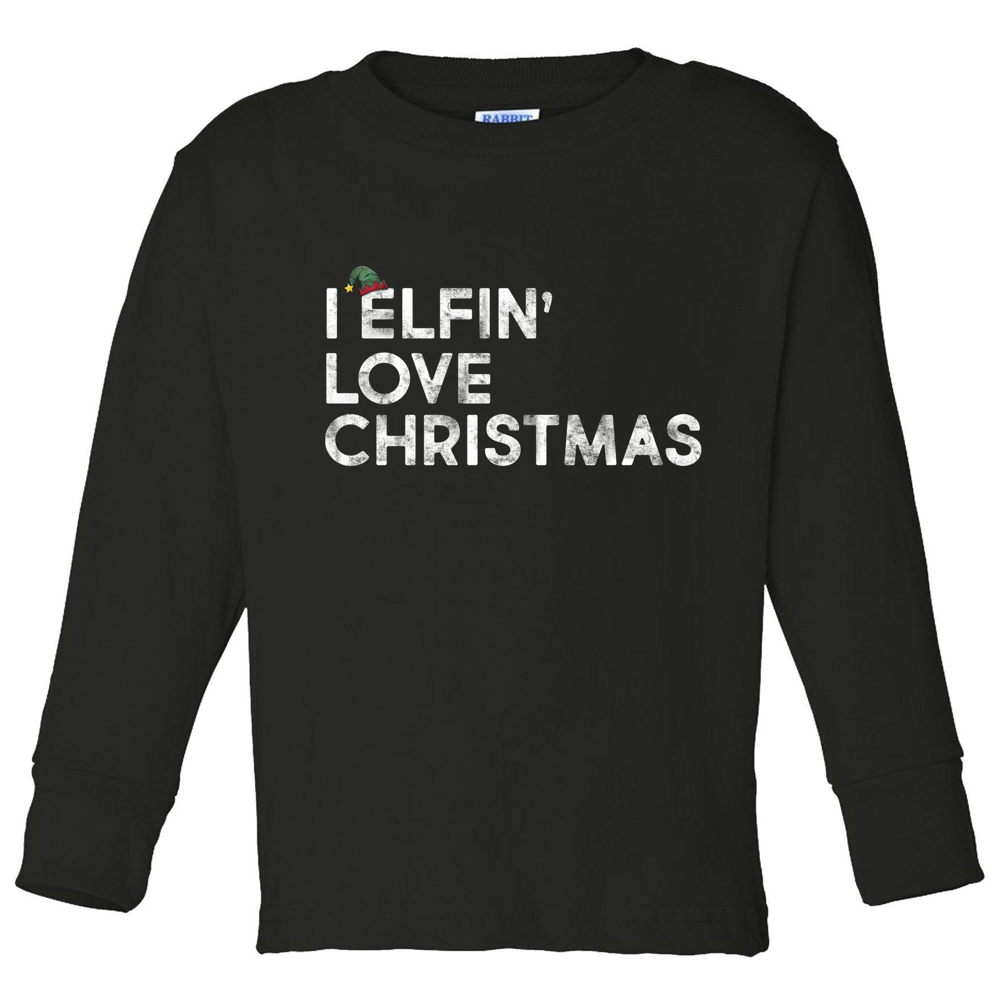 I Elfin Love Christmas Toddler Long Sleeve Shirt