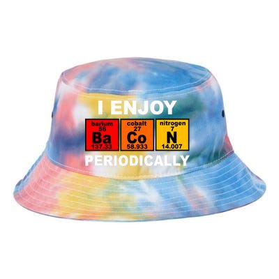 I Enjoy Bacon Periodically Tie Dye Newport Bucket Hat