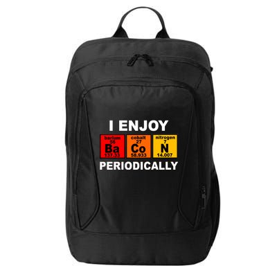 I Enjoy Bacon Periodically City Backpack