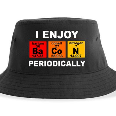 I Enjoy Bacon Periodically Sustainable Bucket Hat