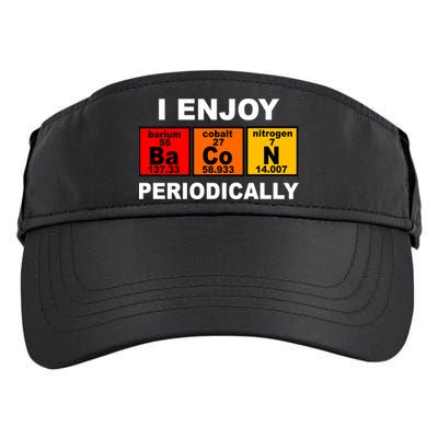 I Enjoy Bacon Periodically Adult Drive Performance Visor