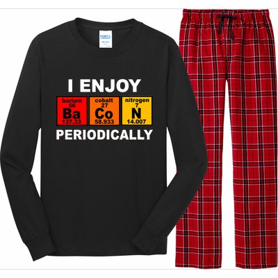 I Enjoy Bacon Periodically Long Sleeve Pajama Set