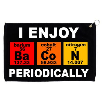 I Enjoy Bacon Periodically Grommeted Golf Towel