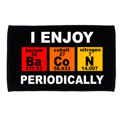 I Enjoy Bacon Periodically Microfiber Hand Towel