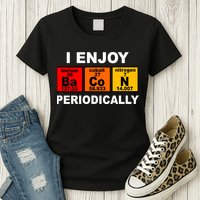 I Enjoy Bacon Periodically Womens T-Shirt
