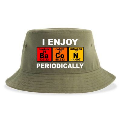 I Enjoy Bacon Periodically Sustainable Bucket Hat