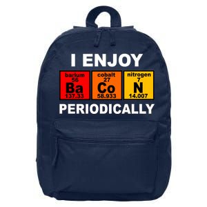 I Enjoy Bacon Periodically 16 in Basic Backpack