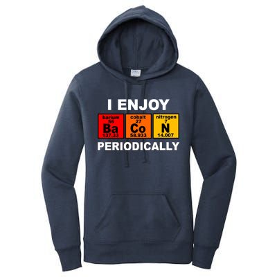 I Enjoy Bacon Periodically Women's Pullover Hoodie