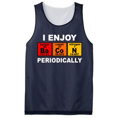 I Enjoy Bacon Periodically Mesh Reversible Basketball Jersey Tank