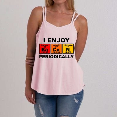 I Enjoy Bacon Periodically Women's Strappy Tank