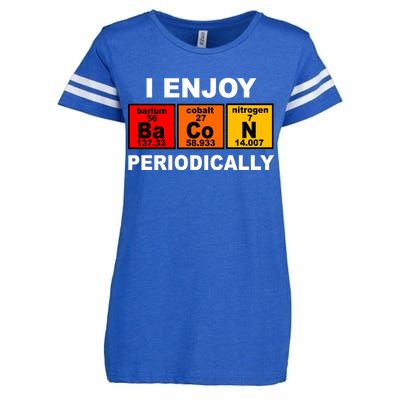 I Enjoy Bacon Periodically Enza Ladies Jersey Football T-Shirt