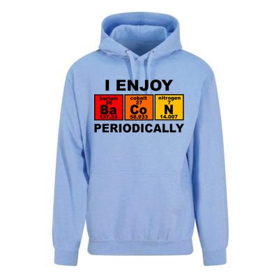 I Enjoy Bacon Periodically Unisex Surf Hoodie