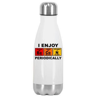 I Enjoy Bacon Periodically Stainless Steel Insulated Water Bottle