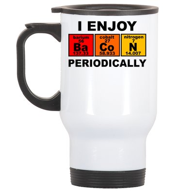 I Enjoy Bacon Periodically Stainless Steel Travel Mug