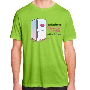 I Enjoy Long Romantic Walks To The Fridge Adult ChromaSoft Performance T-Shirt