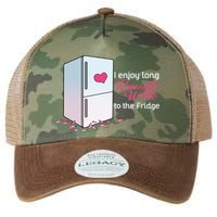 I Enjoy Long Romantic Walks To The Fridge Legacy Tie Dye Trucker Hat