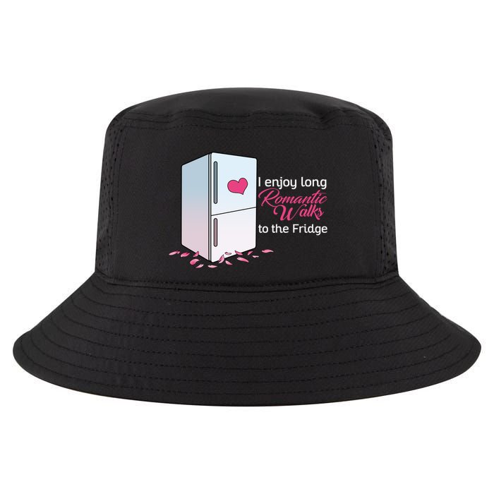 I Enjoy Long Romantic Walks To The Fridge Cool Comfort Performance Bucket Hat