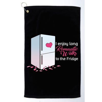 I Enjoy Long Romantic Walks To The Fridge Golf Towel