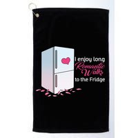 I Enjoy Long Romantic Walks To The Fridge Golf Towel