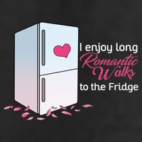 I Enjoy Long Romantic Walks To The Fridge Golf Towel