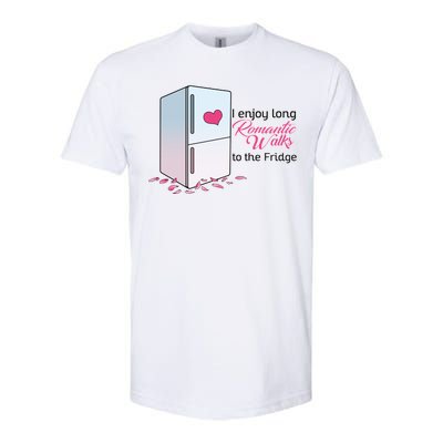 I Enjoy Long Romantic Walks To The Fridge Softstyle® CVC T-Shirt