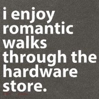 I Enjoy Romantic Walks Through The Hardware Store Cotton Canvas Backpack