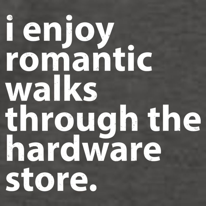 I Enjoy Romantic Walks Through The Hardware Store Vector Backpack