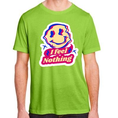 I Feel Nothing Smiley Face Adult ChromaSoft Performance T-Shirt