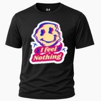 I Feel Nothing Smiley Face Cooling Performance Crew T-Shirt