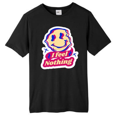 I Feel Nothing Smiley Face Tall Fusion ChromaSoft Performance T-Shirt