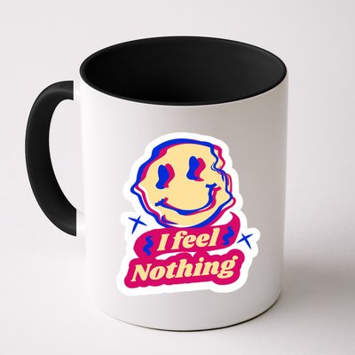 I Feel Nothing Smiley Face Mug