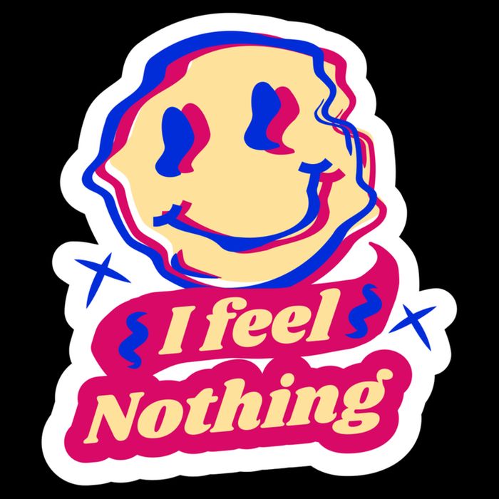 I Feel Nothing Smiley Face Baby Bodysuit