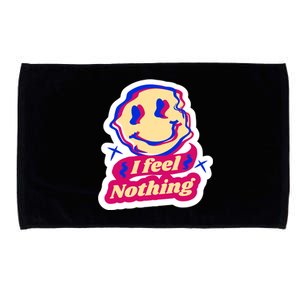 I Feel Nothing Smiley Face Microfiber Hand Towel