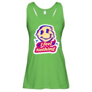 I Feel Nothing Smiley Face Ladies Essential Flowy Tank