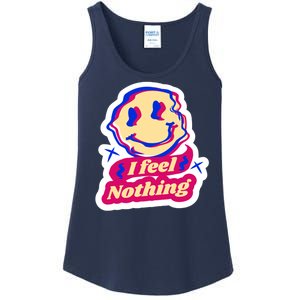 I Feel Nothing Smiley Face Ladies Essential Tank