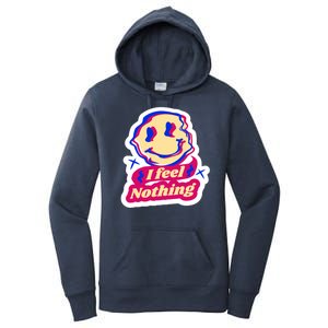 I Feel Nothing Smiley Face Women's Pullover Hoodie