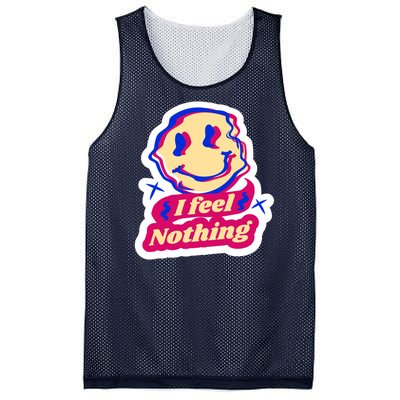 I Feel Nothing Smiley Face Mesh Reversible Basketball Jersey Tank